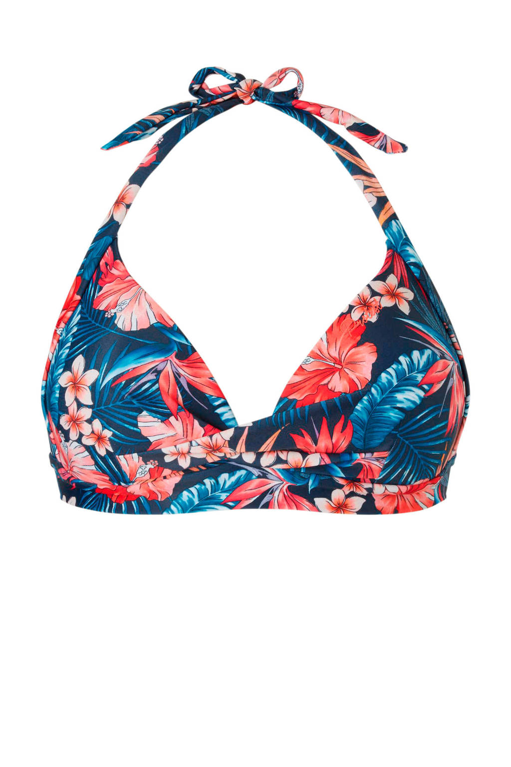Protesthalter Blauw Bikinitop Vulling Push Met Up xq7wZ6a