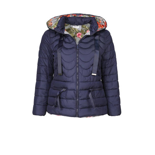 Paprika Gewatteerde Jas Donkerblauw paprika kopen in de aanbieding