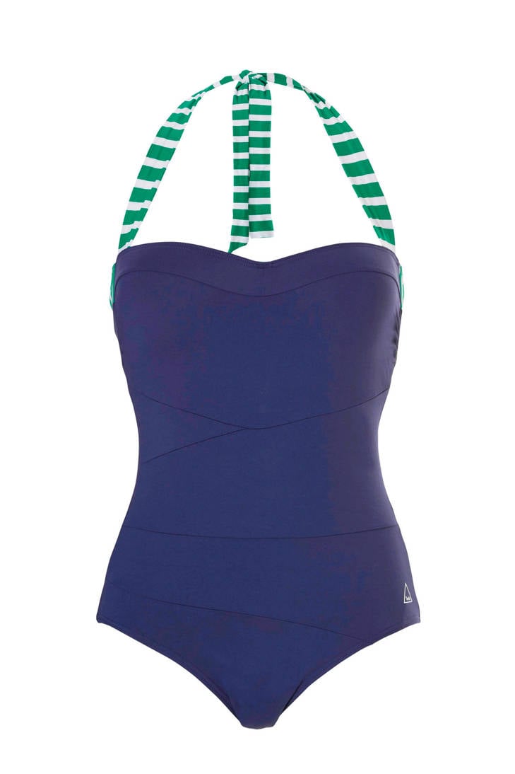 all print Tweka in badpak blauw over vxx7EP