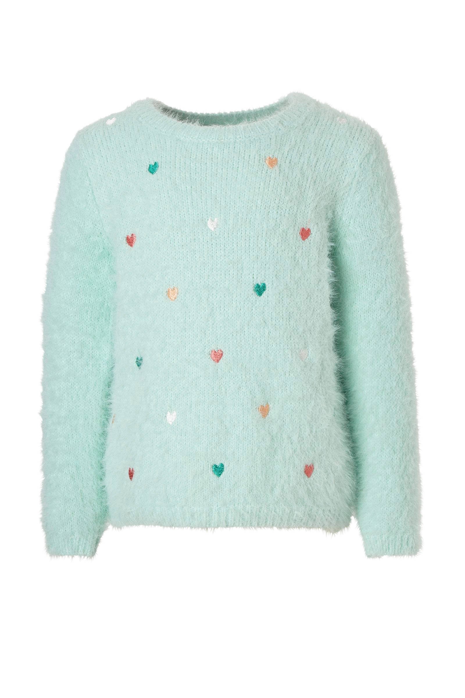 C&A Palomino harige trui met hartjes mint | wehkamp Hartjes truien kopen? | BESLIST.nl | Nieuwe collectie