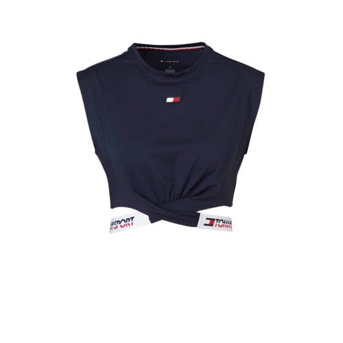 Tommy Hilfiger Sport T Shirt Donkerblauw tommy hilfiger kopen in de aanbieding