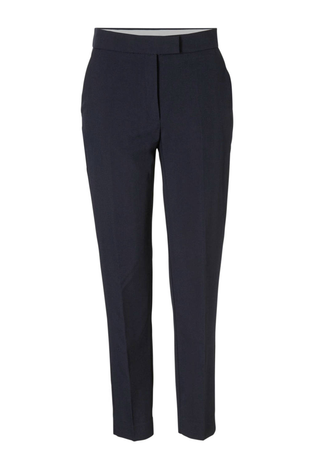 Mango straight fit pantalon marine, Marine