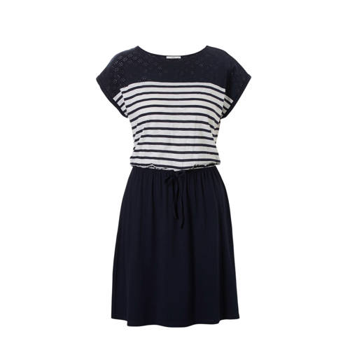 edc Women gestreepte jurk donkerblauw edc Women gestreepte jurk donkerblauw