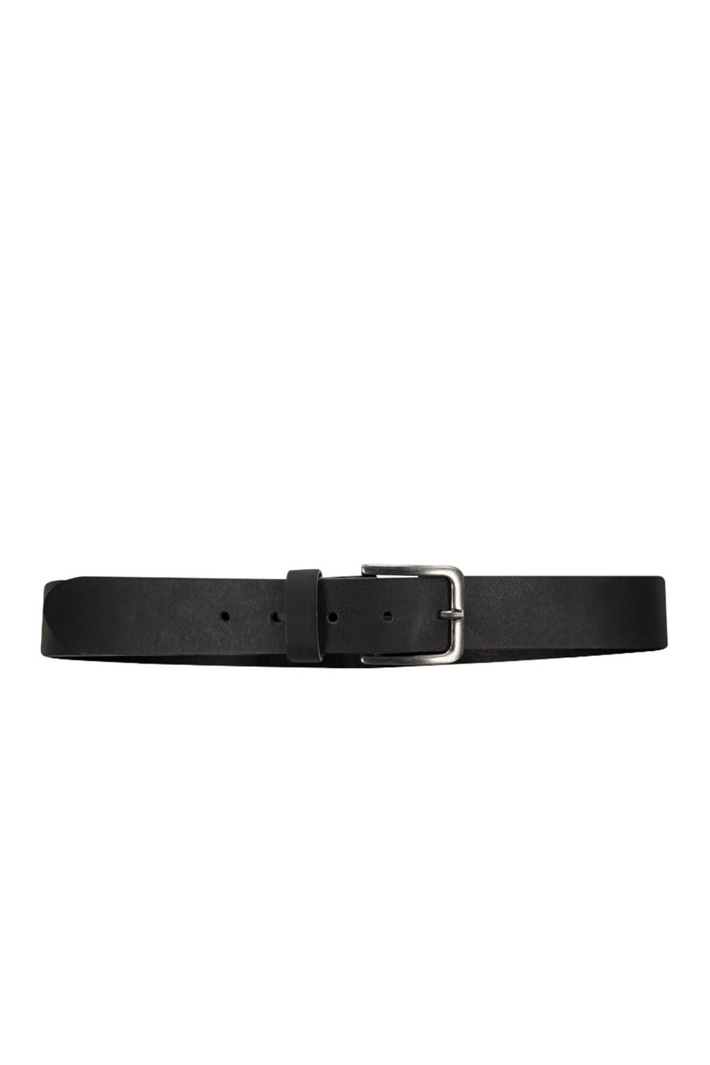 America Today leren riem zwart, Zwart