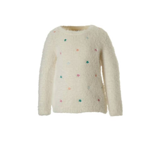 Ca Palomino Harige Trui Met Sterren Ecru ca kopen in de aanbieding