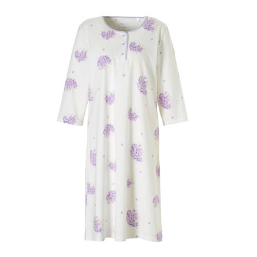 Ca Nachthemd Met All Over Print Ecru ca kopen in de aanbieding
