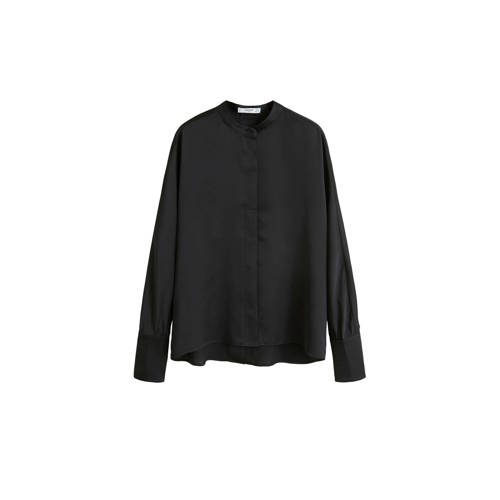 Mango Blouse Zwart mango kopen in de aanbieding