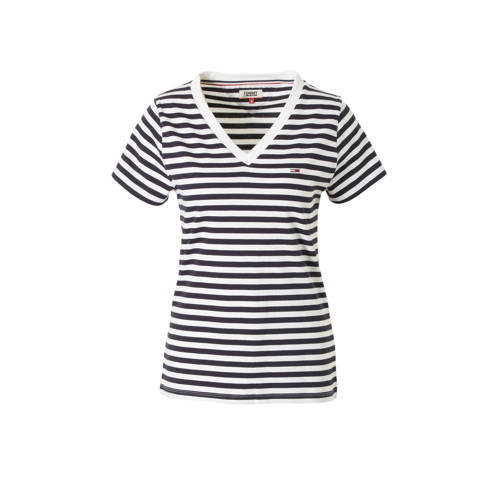 Tommy Jeans Gestreept T Shirt tommy jeans kopen in de aanbieding
