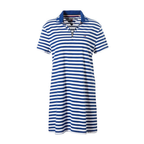 Tommy Jeans Gesrteepte Polo Jurk tommy jeans kopen in de aanbieding