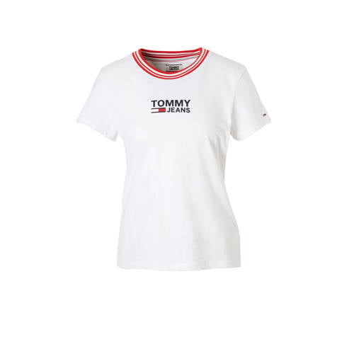 Tommy Jeans T Shirt Met Logo Opdruk tommy jeans kopen in de aanbieding Tommy Jeans T Shirt Met Logo Opdruk tommy jeans kopen in de aanbieding