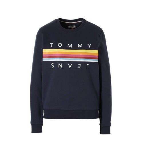 Tommy Hilfiger Sweater Met Printopdruk tommy hilfiger kopen in de aanbieding Tommy Hilfiger Sweater Met Printopdruk tommy hilfiger kopen in de aanbieding
