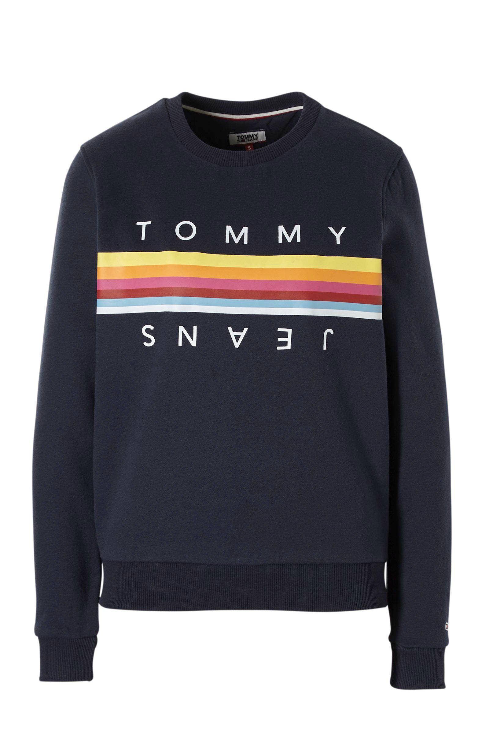 Llorar Apto Series de tiempo Tommy Hilfiger sweater met printopdruk | wehkamp