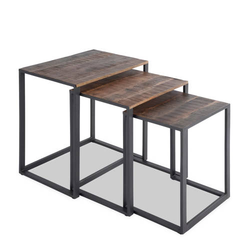 Bijzettafel Milan Set Van 3 huismerk kopen in de aanbieding