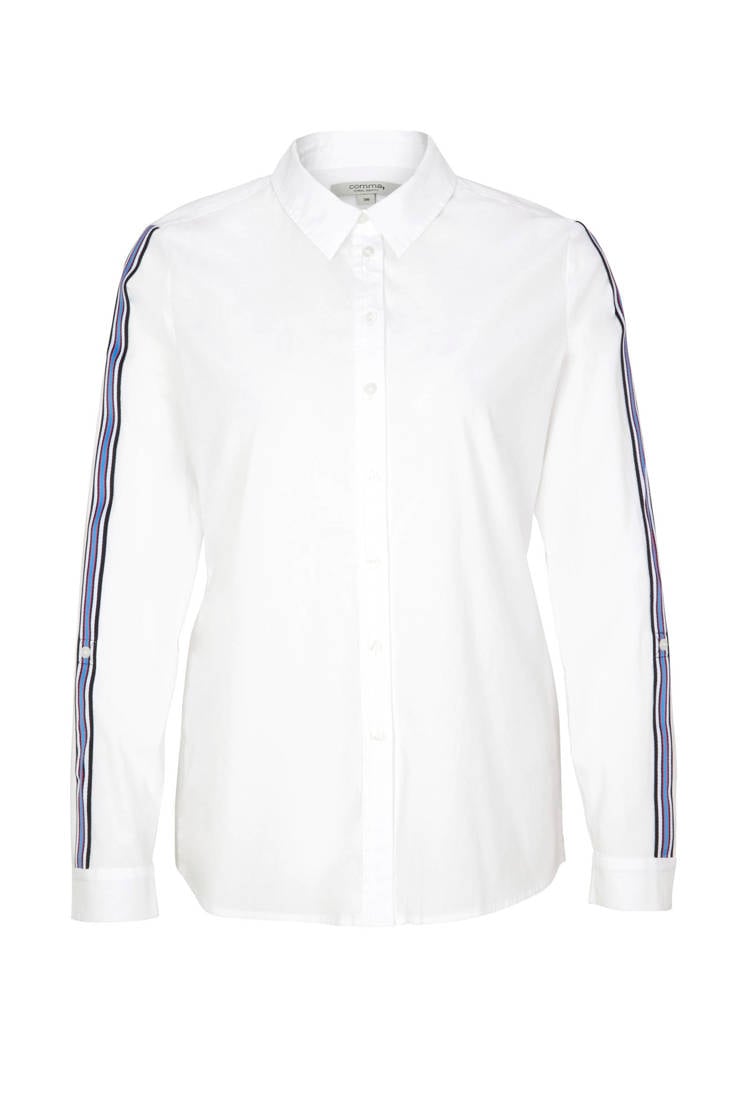 identity blouse casual met comma contrastbies wit 1SfxqYFw5