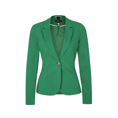 Soliver Black Label Sweatblazer Groen soliver black label kopen in de aanbieding