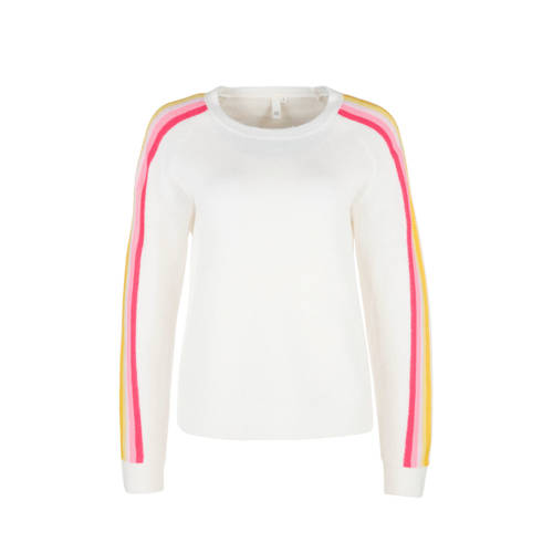 Qs Designed By Trui Met Gekleurde Zijstrepen qs designed by kopen in de aanbieding