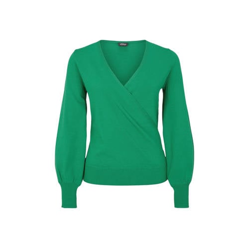 Soliver Black Label Overslag Trui Groen soliver black label kopen in de aanbieding Soliver Black Label Overslag Trui Groen soliver black label kopen in de aanbieding