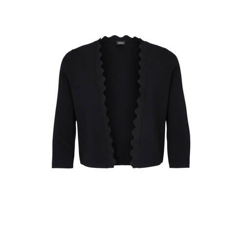 Soliver Black Label Bolero Zwart soliver black label kopen in de aanbieding