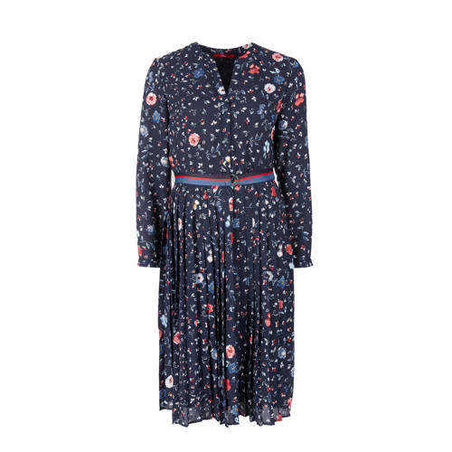 Soliver Gebloemde Jurk Marine soliver kopen in de aanbieding Soliver Gebloemde Jurk Marine soliver kopen in de aanbieding