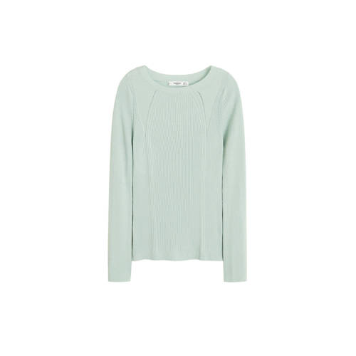 Mango Fijngebreide Trui Mint mango kopen in de aanbieding Mango Fijngebreide Trui Mint mango kopen in de aanbieding