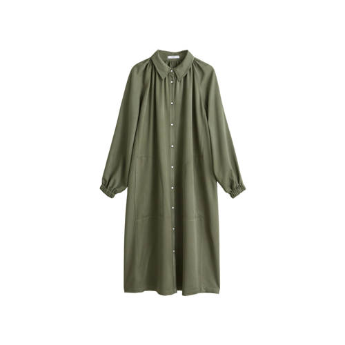 Mango Jurk Donkergroen mango kopen in de aanbieding Mango Jurk Donkergroen mango kopen in de aanbieding