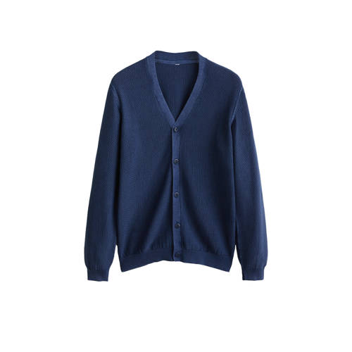 Mango Man Vest Met Textuur Donkerblauw mango man kopen in de aanbieding Mango Man Vest Met Textuur Donkerblauw mango man kopen in de aanbieding
