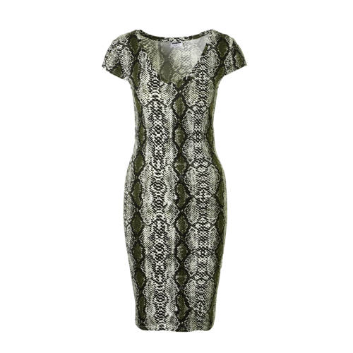 Noisy May Jurk Met Slangenprint noisy may kopen in de aanbieding