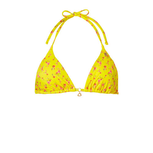 Banana Moon Mix Match Triangel Bikinitop In All Over Print Geel banana moon kopen in de aanbieding