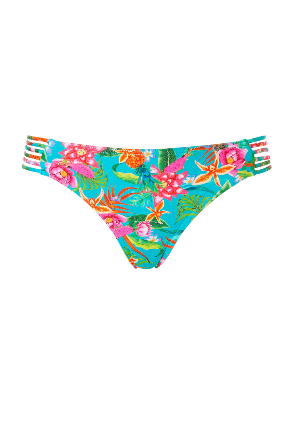 Met Bloemenprint Lichtblauw Banana Moonbikini Broekje AqWn4TEO