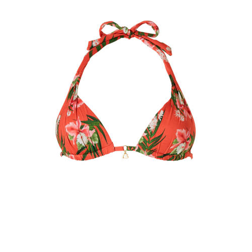 Banana Moon Mix Match Triangeltop Met All Over Print Rood banana moon kopen in de aanbieding