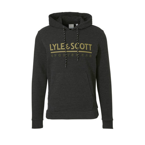 Lyle Scott Hoodie Antraciet lyle scott kopen in de aanbieding
