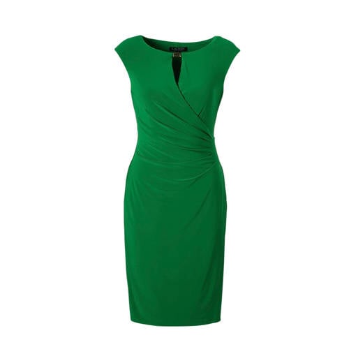 Lauren Ralph Jurk Met Overslag Detail Groen lauren ralph lauren kopen in de aanbieding