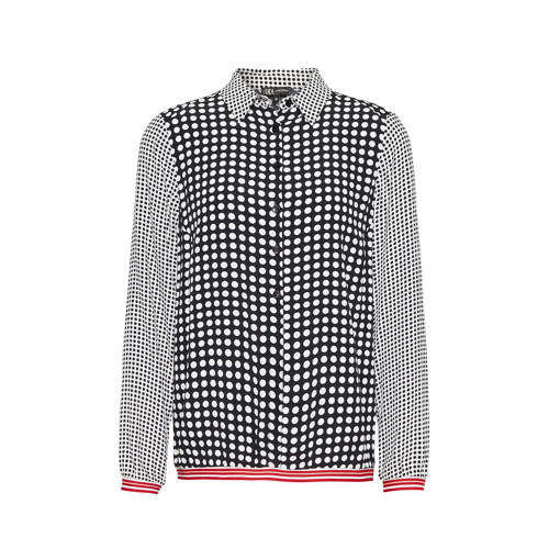 Didi Blouse Met Stippenprint Zwart didi kopen in de aanbieding Didi Blouse Met Stippenprint Zwart didi kopen in de aanbieding