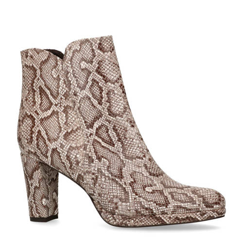 Manfield Leren Enkellaarzen Slangenprint manfield kopen in de aanbieding Manfield Leren Enkellaarzen Slangenprint manfield kopen in de aanbieding