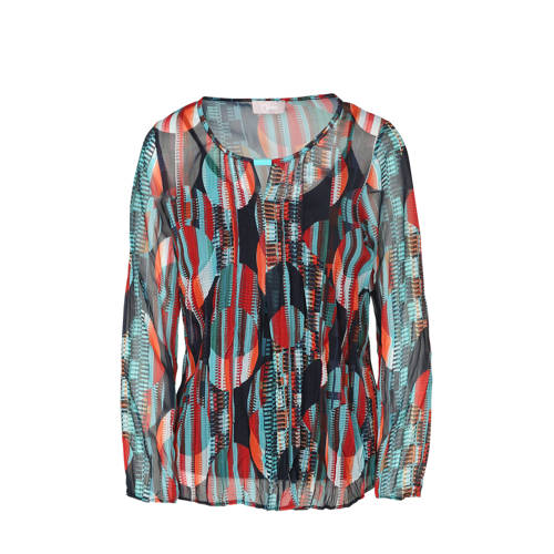 Cassis Voile Top Met Allover Print cassis kopen in de aanbieding Cassis Voile Top Met Allover Print cassis kopen in de aanbieding