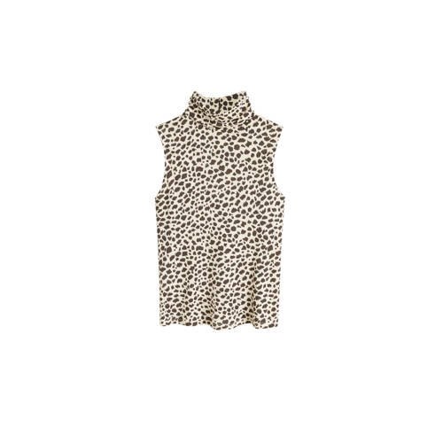 Mango Top Met Panterprint Beige mango kopen in de aanbieding Mango Top Met Panterprint Beige mango kopen in de aanbieding