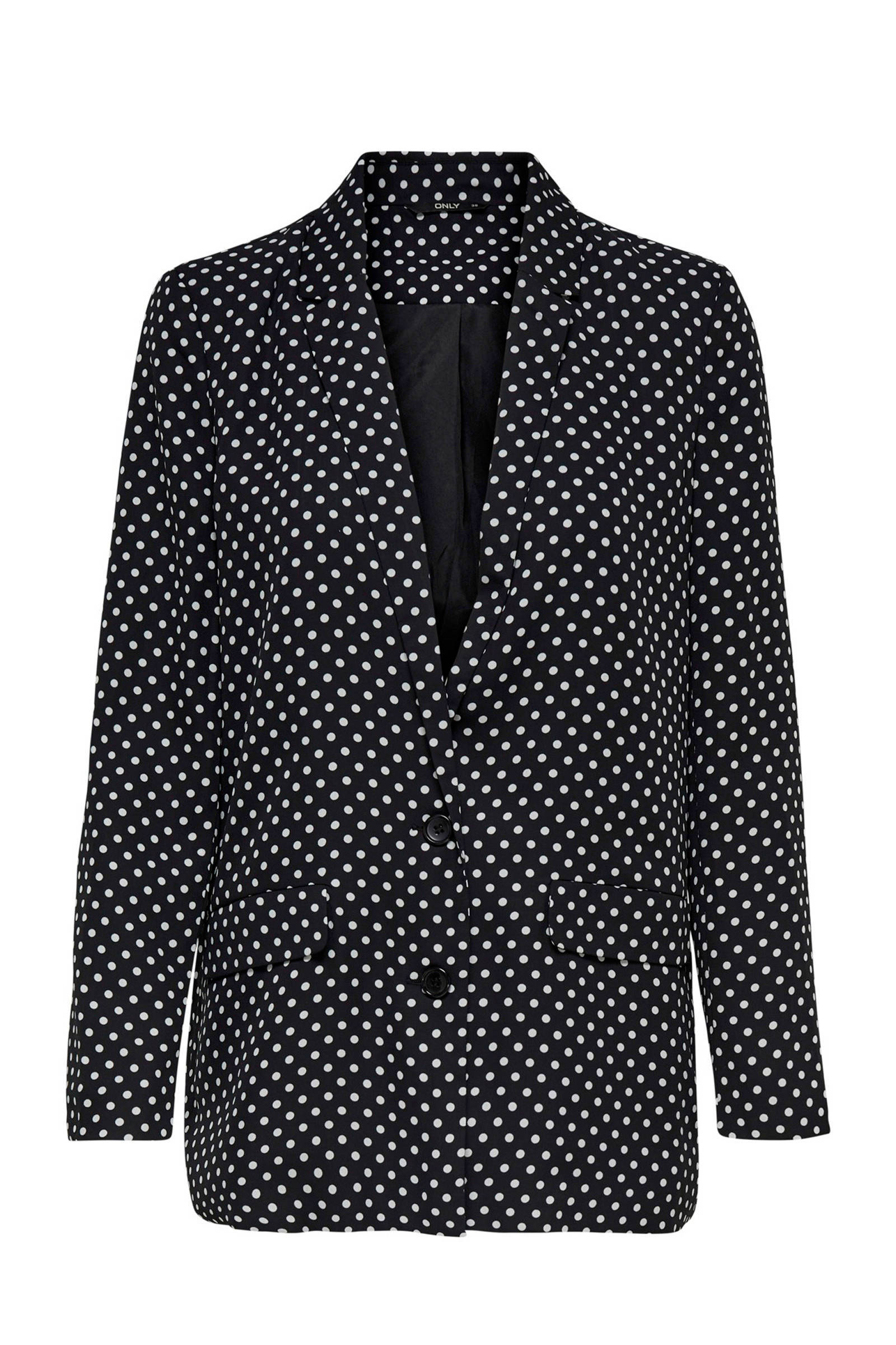 zwart wit blazer