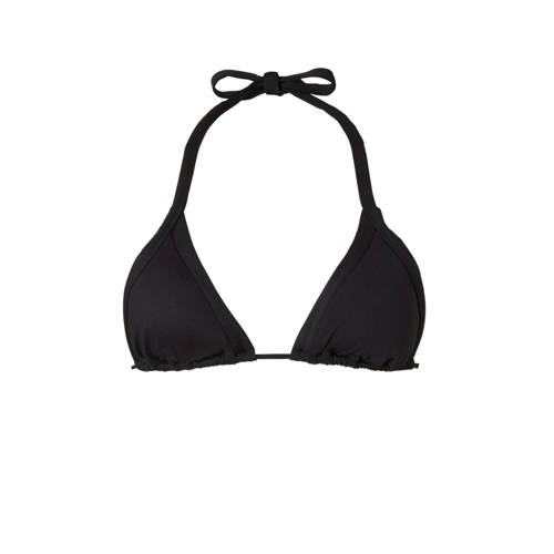 Seafolly Mix Match Triangel Bikinitop Met Uitneembare Softcups Zwart seafolly kopen in de aanbieding