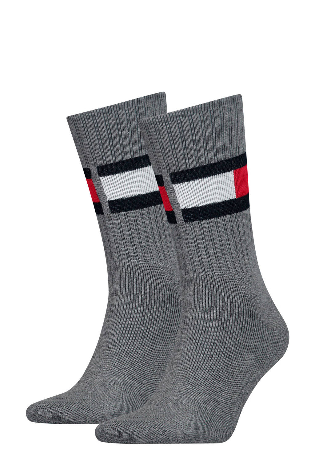 Tommy Hilfiger sokken Flag 1 paar, Grijs