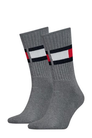 sokken Flag grijs