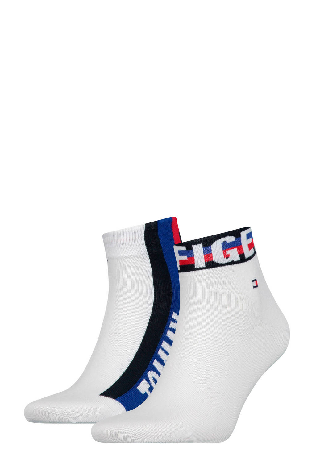 Tommy Hilfiger sneakersokken wit set van 2, Wit