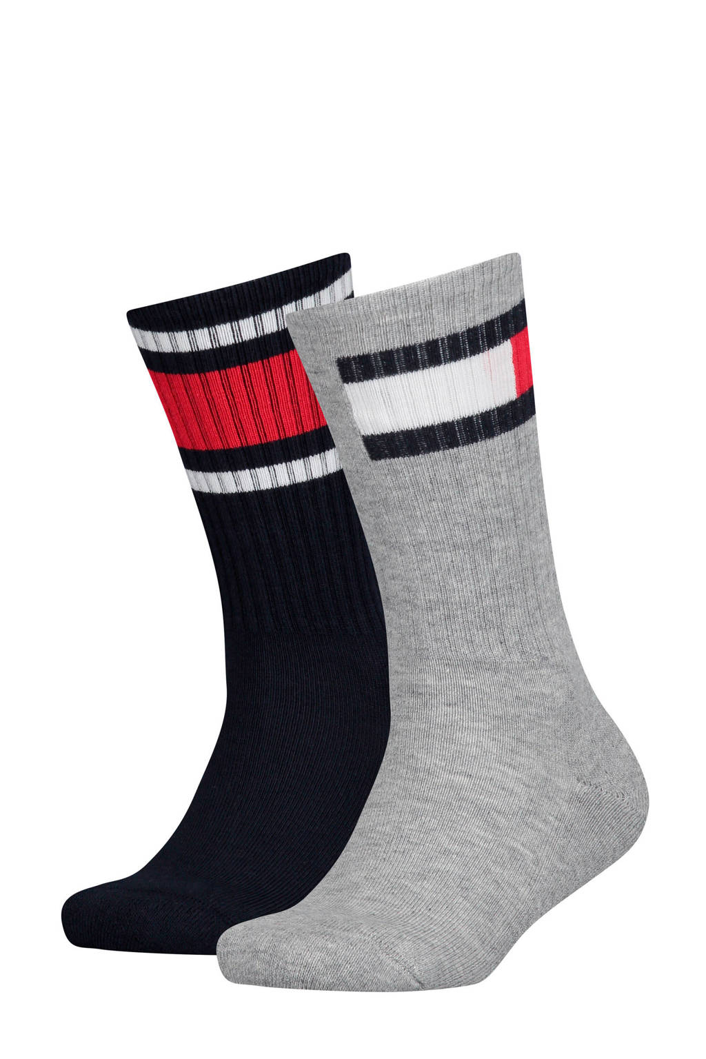 Tommy Hilfiger sokken set van 2 grijs, Grijs