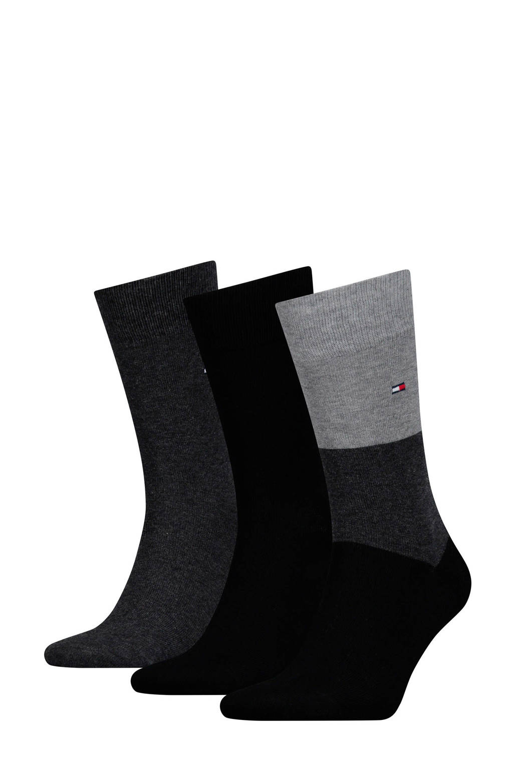 Tommy Hilfiger sokken set van 3, Zwart
