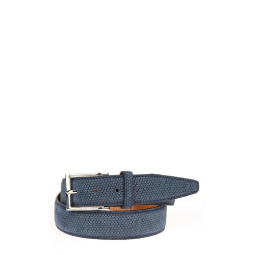 Profuomo Suede Riem Blauw profuomo kopen in de aanbieding Profuomo Suede Riem Blauw profuomo kopen in de aanbieding