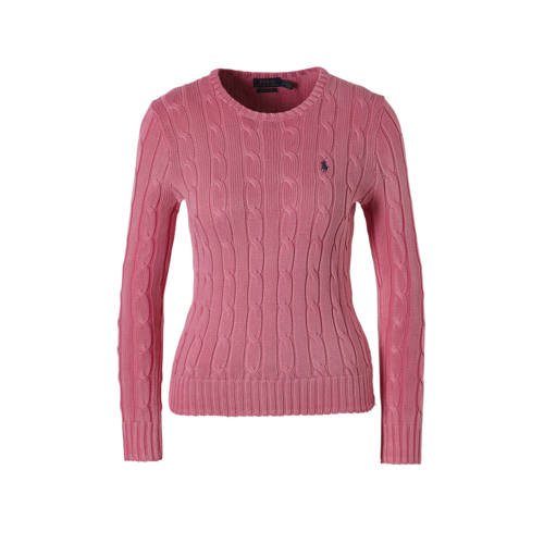 Polo Ralph Lauren Gebreide Trui Roze polo ralph lauren kopen in de aanbieding