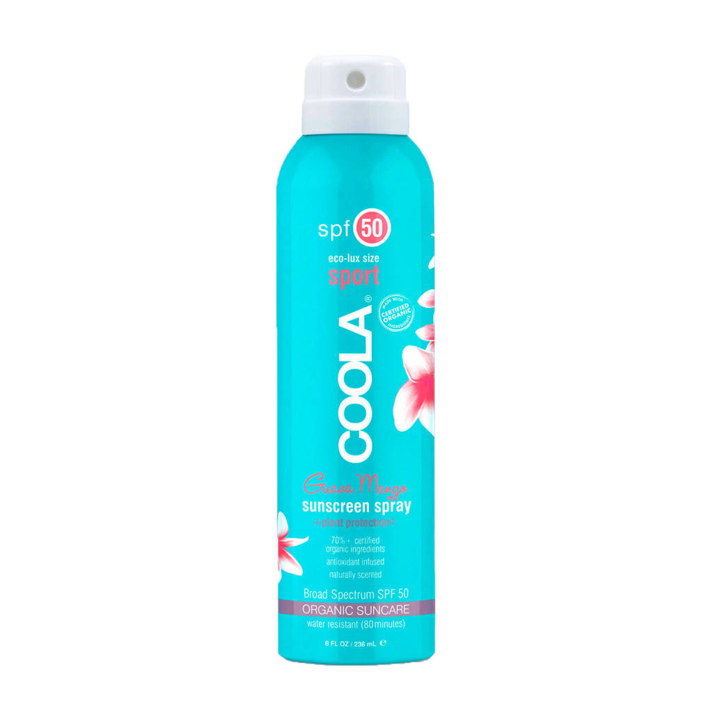 Coola Sport Continuous SPF50 Guava Mango zonnebrandspray - 236 ml