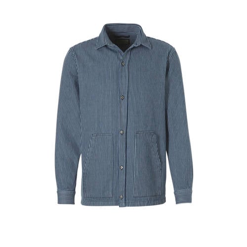 Amsterdenim Over Shirt Blauw amsterdenim kopen in de aanbieding