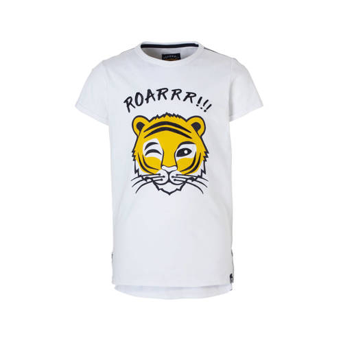 Z8 T Shirt Julian Met Tijger Wit z8 kopen in de aanbieding Z8 T Shirt Julian Met Tijger Wit z8 kopen in de aanbieding