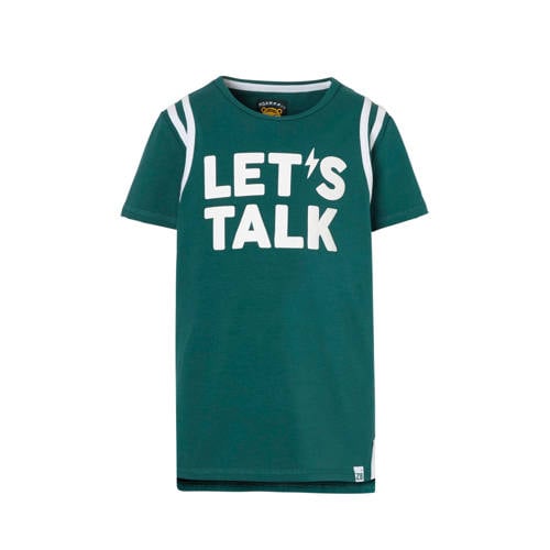 Z8 T Shirt Jesse Met Tekst Groen z8 kopen in de aanbieding