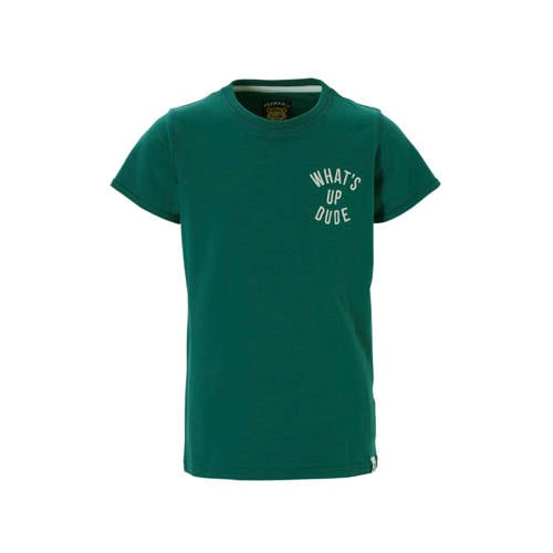 Z8 T Shirt Mason Met Tekst Groen z8 kopen in de aanbieding
